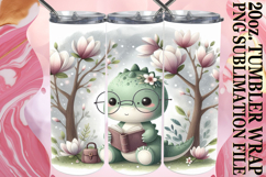 WHIMSICAL MOMENTS 20oz TUMBLER WRAP, Cute Dino Product Image 1