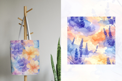 Aura Glow Pastels Digital Paper Seamless Pattern Bundle Product Image 5