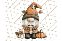 Thanksgiving Gnome Clipart PNG Cute Fall Gnomes, Gnome Png Product Image 2