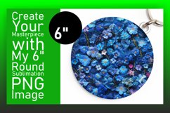Color Burst Circle Keyrings Product Image 1