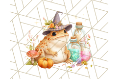 Halloween Witch House Clipart PNG with Potions and Brooms Product Image 2