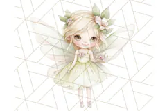 Pastel Fairies and Butterflies PNG, Spring Fantasy Clipart Product Image 2