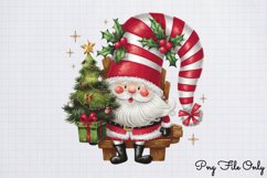 Cute Christmas Gnome Sublimation Clipart PNG Product Image 1