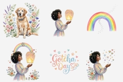 Pet Memorial Rainbow Bridge Clipart Bundle | 70 PNG Files Product Image 3