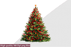 Christmas Tree Clipart PNG Product Image 1
