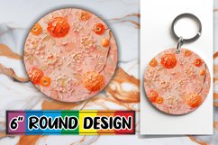 3D Bloom and Keychain Fruit Round Design Art Product Image 1