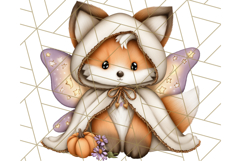 Halloween Fairy Animal Clipart PNG, Cute Spooky Creatures Product Image 2