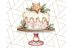 Christmas Sweet Shoppe Clipart PNG, Pastel Bakery Art Product Image 2