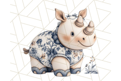 Blue Floral Stuffed Animal Clipart PNG, Cute Stuffed Animals Product Image 2