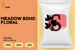 Meadow Boho Floral Monogram Product Image 1