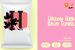 Hallow Fern Boho Floral Monogram Product Image 1