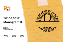 Twine Split Monogram Product Image 1