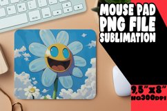 Whimsical Blossom Bonanza: Mouse Pad Designs Art PNG Product Image 1
