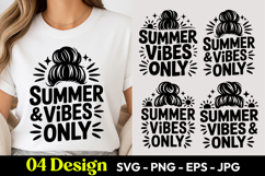 Summer Vibes Only SVG PNG Product Image 1