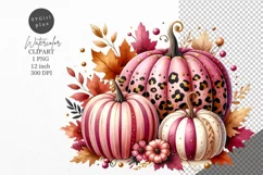 Autumn clipart, Pumpkin clipart, Fall clipart Product Image 1