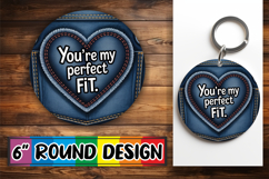 Luminous Car Coasters Round PNG, Heart Quote Product Image 1