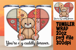 CUSTOMIZED 20oz Tumbler Wrap Design , Valentines Day Product Image 1