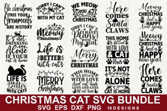 Christmas Cat SVG Bundle| Cute Pet Lover Designs, Christmas Product Image 1