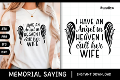 Heartfelt Memorial Quote SVG | I Call Her Wife Product Image 1