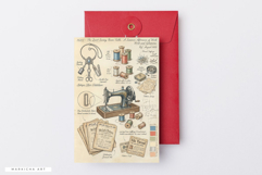 Ephemera Sewing Junk Journal Pages - Junk Journal Pack Product Image 6