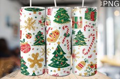 Christmas Tree Tumbler Wrap -High Quality 300 Dpi Product Image 1