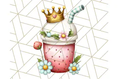 Princess Tea Party PNG Clipart with Teacups & Fancy Treats Product Image 2