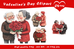 Valentine Gift Basket Clipart PNG Product Image 1
