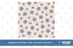 American 4th of July Patriotic Stars Seamless Pattern Bundle Product Image 5