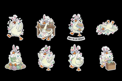 Easter Silly Goose Stickers Product Image 6