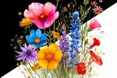 Watercolor Flower PNG Instant Download Product Image 2