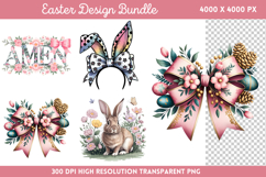 Easter Sublimation Design Bundle PNG Product Image 4