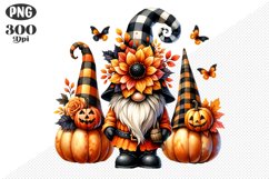 Halloween Gnomes Sublimation - Clipart PNG Design Product Image 1