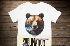 18-Adventure Bear PNG Sublimation