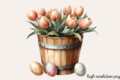 Rustic Easter Day Sublimation PNG Product Image 1