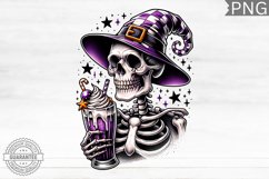 Halloween Skeleton Clipart - Halloween Skeleton Sublimation Product Image 1