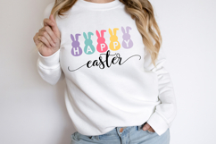 Cute Easter Bunny Clipart, Happy Easter Sublimation PNG Product Image 1