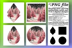 Sublimation Christmas Tree Square Decor Product Image 1