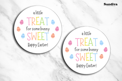 Easter Treat Round Sticker Canva Template - 4 Product Image 3