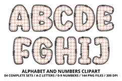 Bellerina Alphabet PNG Cute Ballet Letters Numbers 300 DPI Product Image 2