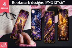 Magical Nightingale Bookmark Songbird bookmark design Product Image 1