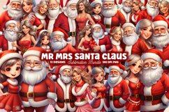 Mega Watercolor Christmas Clipart Bundle, Christmas Bundle Product Image 13