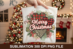 Merry Christmas Sublimation - Christmas PNG Design Product Image 1