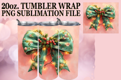 JOYFUL SIPS 20oz TUMBLER WRAP, Christmas Product Image 1