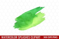 Watercolor Splash Clipart sublimation Product Image 1