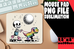 UNIQUE MOUSE PAD GIFT MAGIC, Funny Skeleton Product Image 1