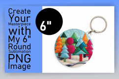 Trendy Circle PNG Car Coaster Design , Holiday Product Image 1