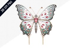 Bejeweled Butterfly Sublimation - Butterfly Sublimation Product Image 1