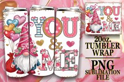 Enchanted reflections 20oz tumbler wrap, Valenines Product Image 1