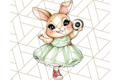 Sock Hop Animal Dance Party PNG Clipart, Cute Retro 1950s Product Image 2