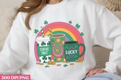 Coffee first PNG, Drink St Patricks Sublim Product Image 1
